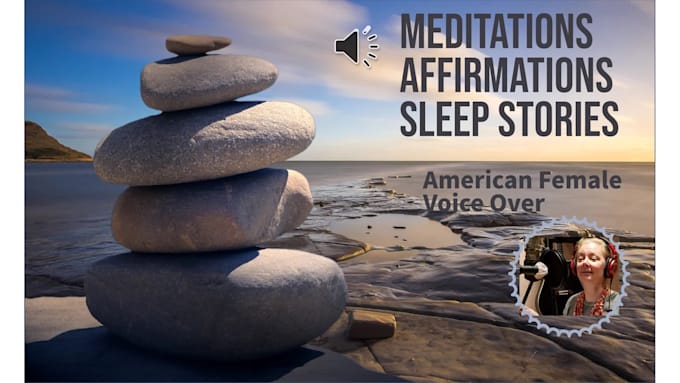 record a calm and relaxing voice over meditation