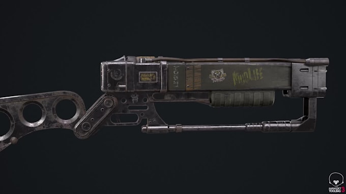 do hardsurface guns and objects for your game and projects