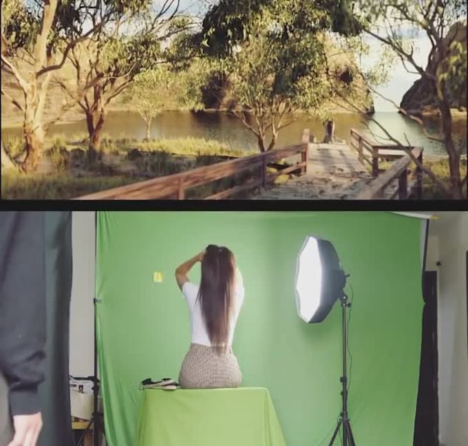 do  3d green screen vfx cleanup green screen removal cgi vfx animation