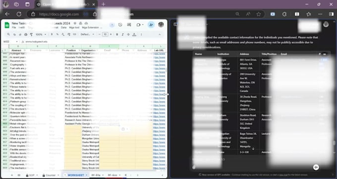 do accurate data entry and lead generation