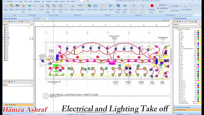 do electrical take off  and cost estimation