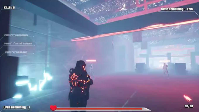 create a 2d or 3d video game any game mode with ue5