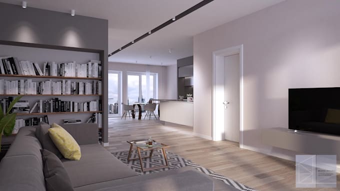 do interior renderings in 4k quality