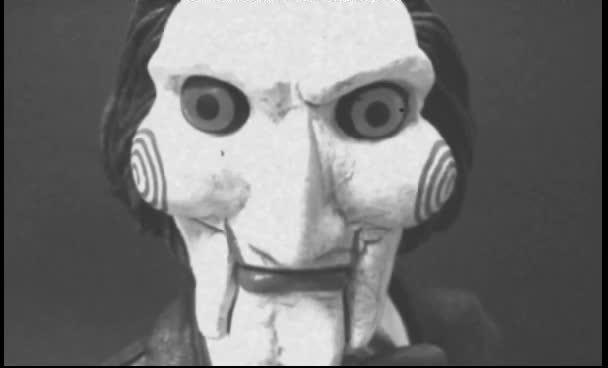 record a creepy and scary jigsaw voiceover