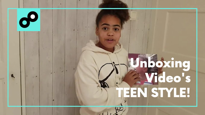 unbox your product teenager girl, in style