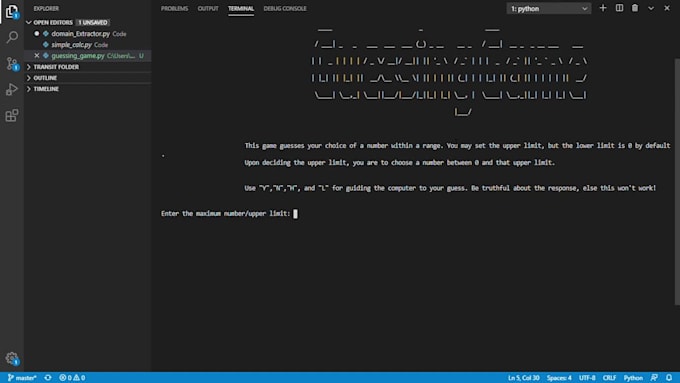 Write you clean and efficient python code by Elvicharde01 | Fiverr