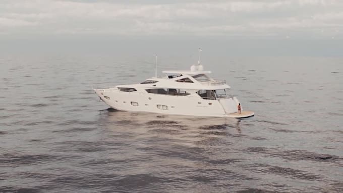 render realistic 3d yacht animation, 3d yacht animation, 3d yacht model
