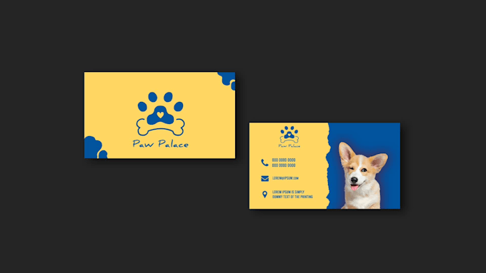 design a professional business card or stationery