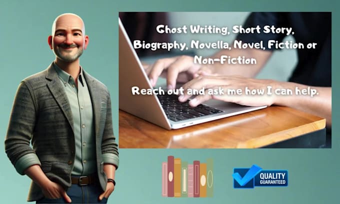 expertly ghostwrite your book, biography, or short story
