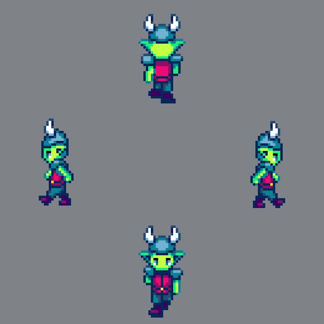 create pixel art characters for your games