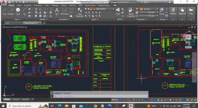 Create 2d drawings and floor plans by Ayeshadar3456 | Fiverr