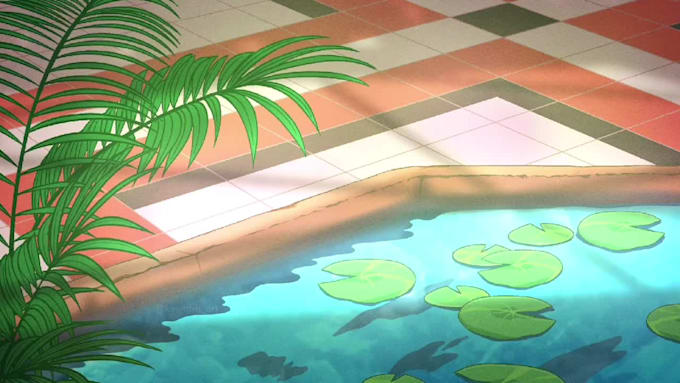 create lofi style loop animated chill animation