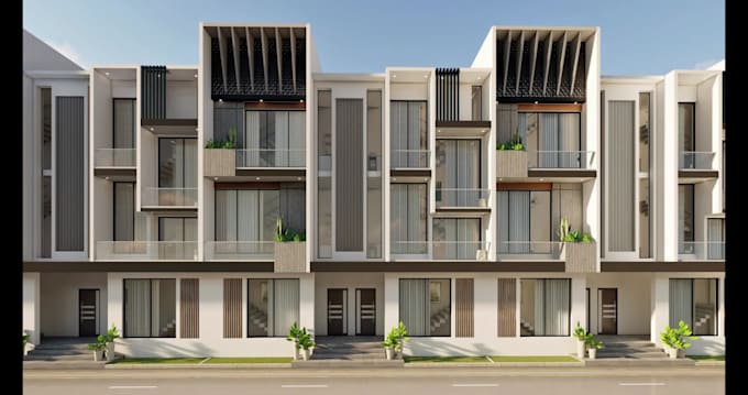 design the interior and exterior and provide realistic 3d renders