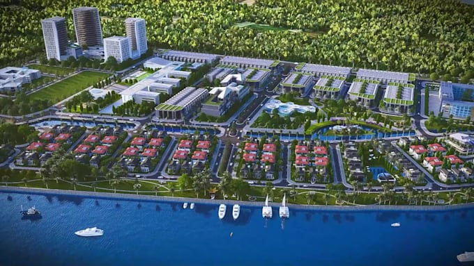 do design master plan, site plan rendering