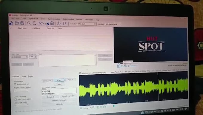 edit and sync subtitles