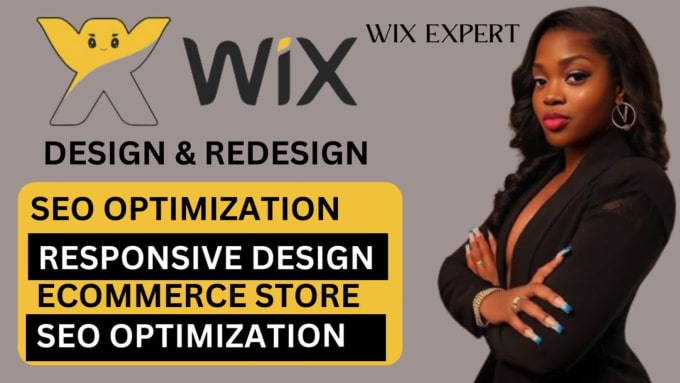 I will design wix or redesign wix website or design ecommerce store