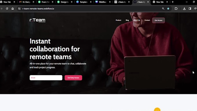 build responsive webflow website and figma to webflow