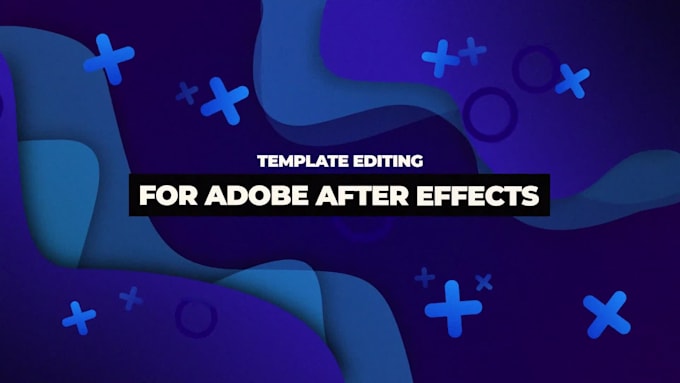 do edit any adobe after effects template