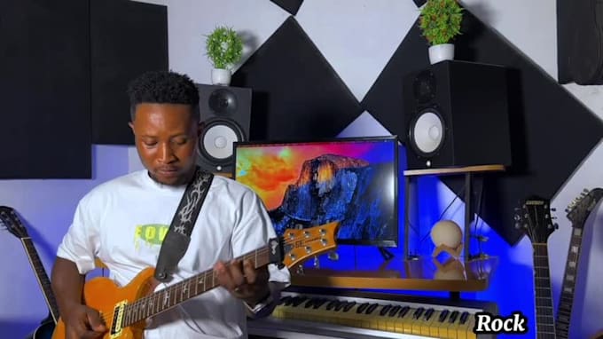 record top studio quality electric guitar