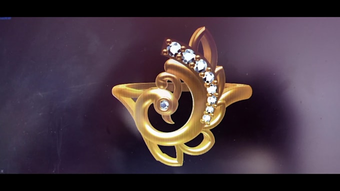 do 3d jewellery design model