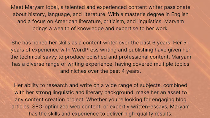write blogs articles,web pages, citation descriptions,essays