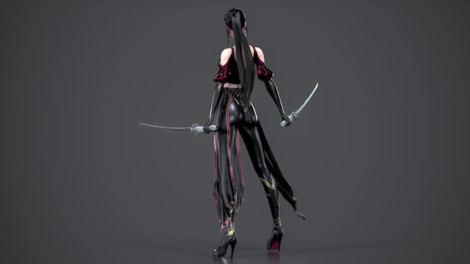 create a stylized 3d game character for unity and unreal