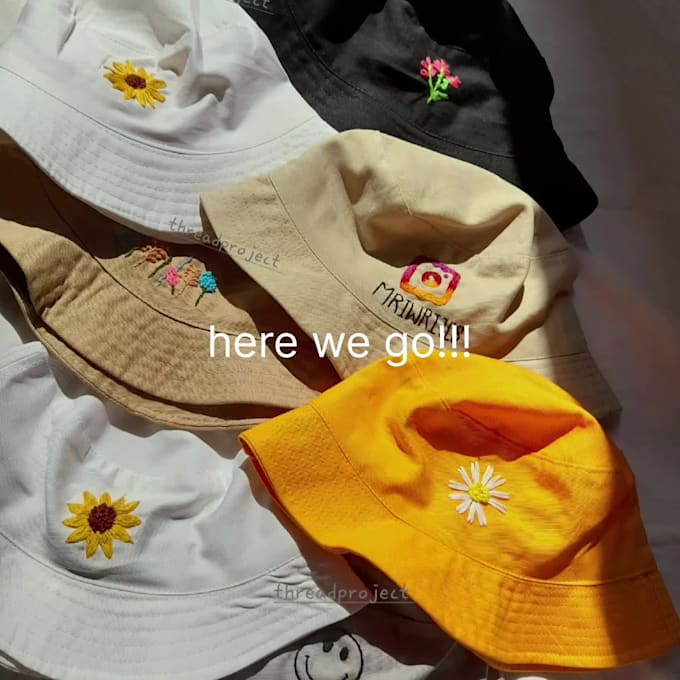 make in 24 hr spooky hand embroidery hats for you