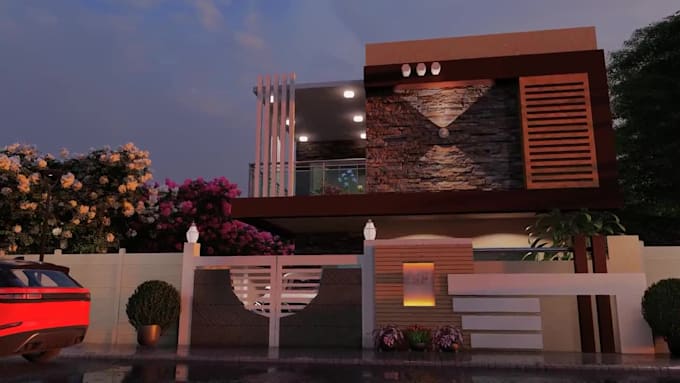 build 3d revit model and make hd photorealistic rendering