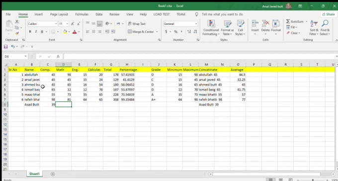 Do data entry in spread sheets, ms excel, google docs by Arsaljavedbutt