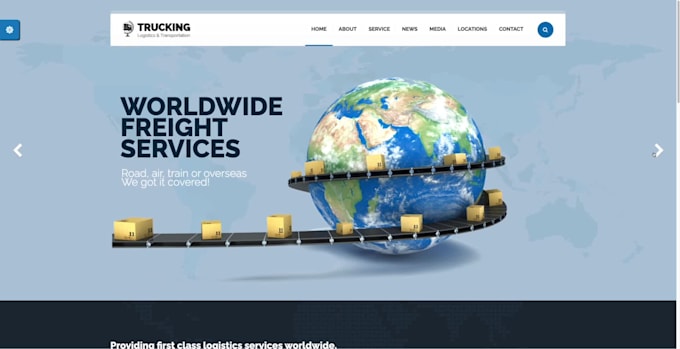 create trucking, logistics, dispatch, freight broker website