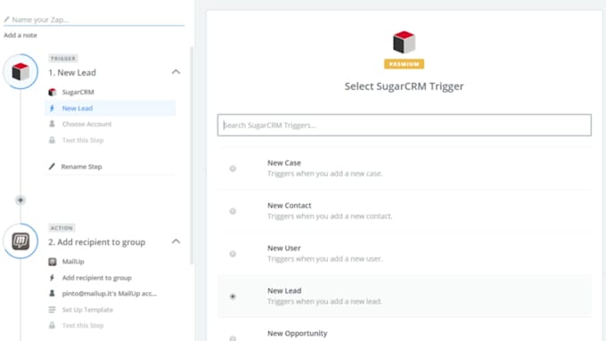setup your zapier zaps to do exactly what you need