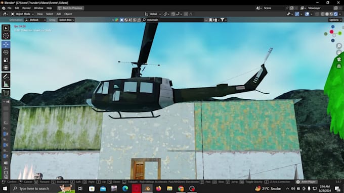 do 3d character rigging and animation for you