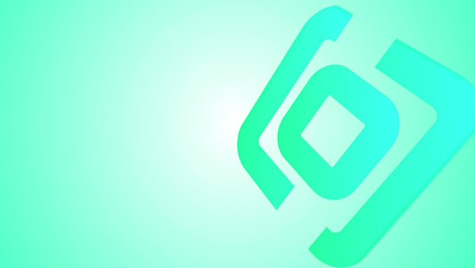 a 3d cinematic logo intro