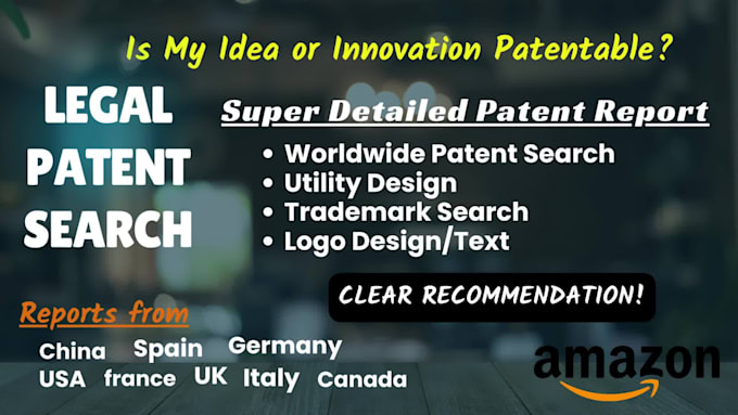 do patent check, trademark search for your idea, invention, product