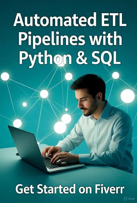 build automated etl pipelines with python and sql