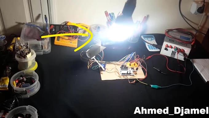 design a light tracker for you using arduino