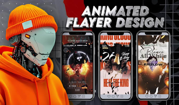 make animated motion flyer