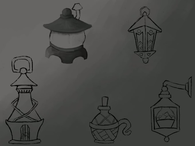 create stylized , props, icons, 2d game assets and items