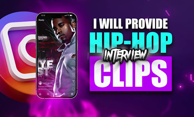 create hip hop interview clips for your brand