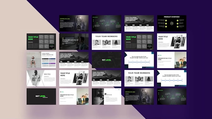 design a pitch deck powerpoint presentation