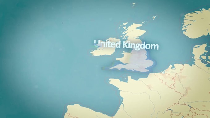 create an animated map video