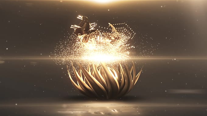 Create Golden Lotus Flower Logo Animation By Saminahmed Fiverr