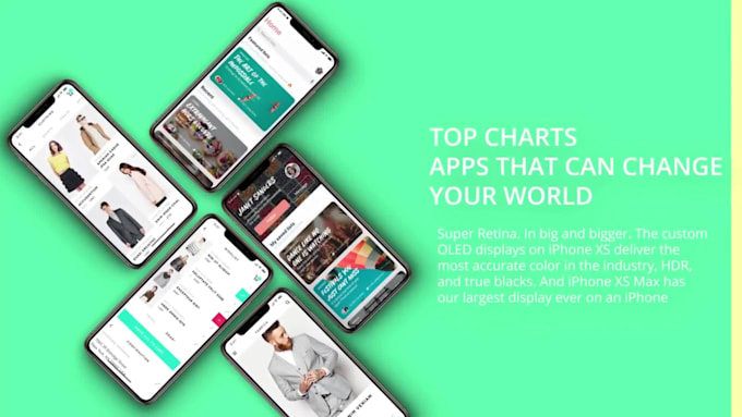 create a stylish mobile app promo video
