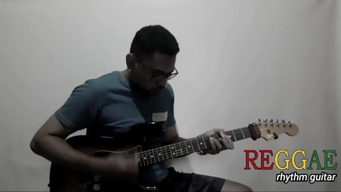 record reggae style guitar for your track