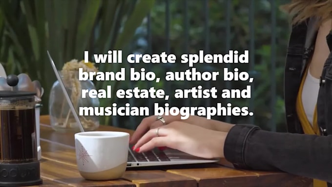 write stellar professional bio, author or artist biography