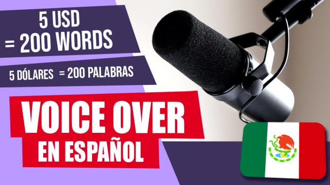 Record your spanish voice overs by Chanser | Fiverr