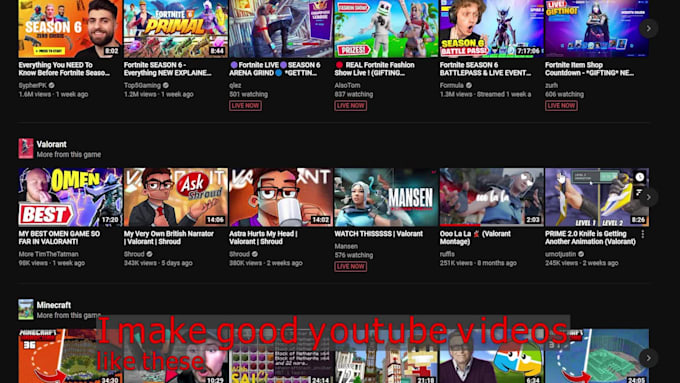 edit a gaming video for you