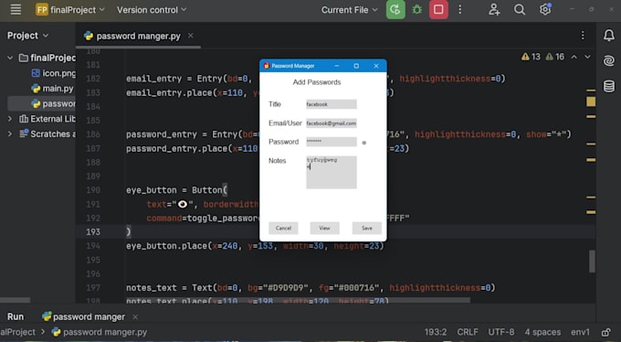 build a custom python desktop application with UI