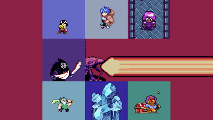 create a pixel art character