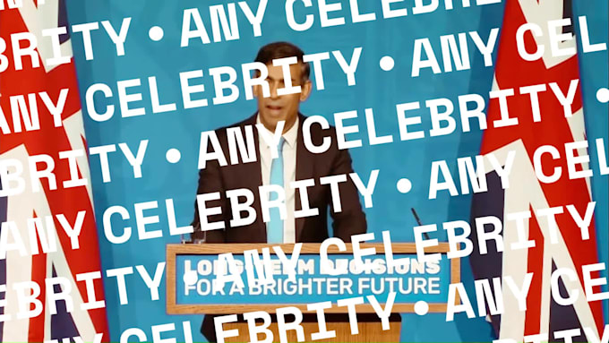 provide any celebrity voice and lip sync with any existing video